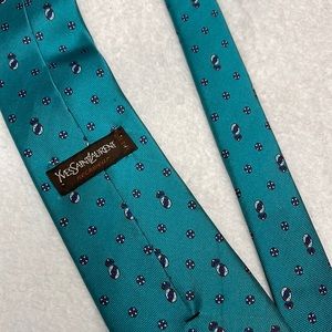 VINTAGE YSL Yves Saint Laurent Mens Silk Tie
